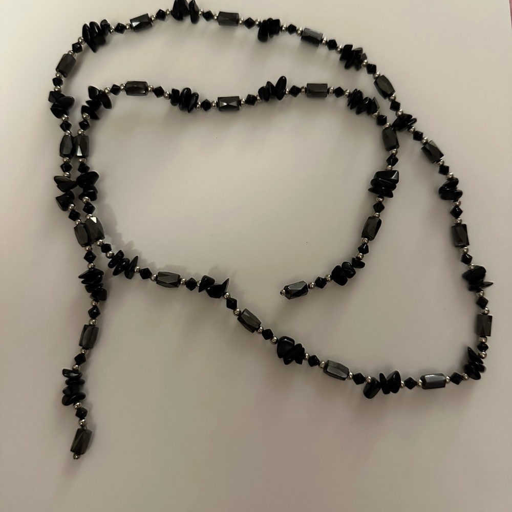 Magnetic black necklace/bracelet